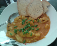 Sopa de inhame (cará)