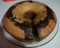 Bolo mármore com iogurte