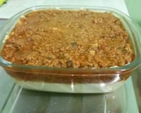 Angu de fubá com queijo mussarela