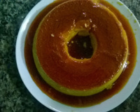 Pudim de pão canelado