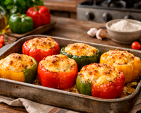 Receita do caderno da minha vovó que sempre faz sucesso: pimentões com ovos e queijo