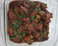 Carne na cerveja preta