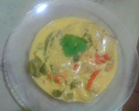 Peixe cação com leite de coco