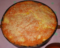 Arroz à parmegiana de forno