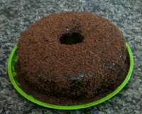 Bolo simples de chocolate