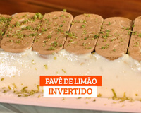 Pavê de limão invertido 