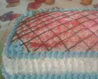 Bolo de festa simples