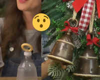 3 potes e 3 garrafas plásticas se transformam em um lindo enfeite de Natal para a porta da sua casa: aprenda o passo a passo da decoração barata, faça você mesmo!