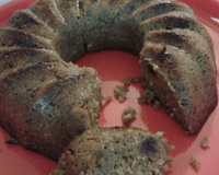 Bolo de banana e granola