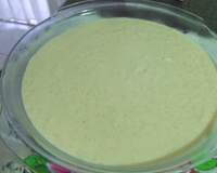 Arroz doce com chocolate branco