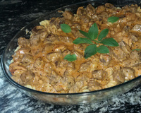 Estrogonofe de macarrão