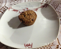 Cookies de aveia com chocolate