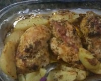 Filé de peito de frango recheado