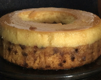 Bolo com pudim cremoso