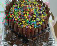 Bolo barril de confete