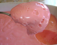 Gelatina com iogurte