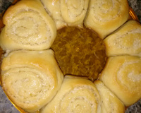 Rosca caracol de coco