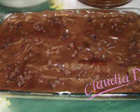 Pavê de chocolate e creme