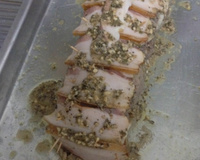 Medalhão assado de filé mignon suíno