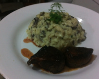 Risoto Philadelphia com Cogumelos