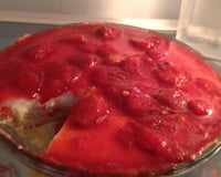 Torta de morango prática