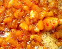 Abacaxi caramelizado com pimenta