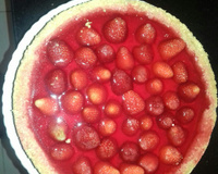 Torta gelada de morango