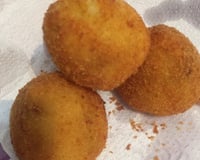 Bolinho de carne e batata