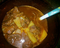 Carne de panela em cubos