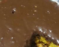 Cobertura de chocolate para bolo