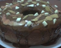 Bolo de maçã com aveia, canela e passas