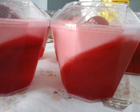 Mousse light de morango