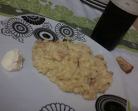 Risoto com cream cheese