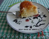 Bolo doce de arroz do Lúcio Cezar
