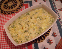 Frango cremoso com alho poró