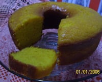 Bolo de cenoura cozida
