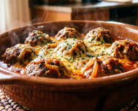 Nunca comi nada igual: receita de almôndegas assadas com cebolas caramelizadas transformou os almoços de domingo na minha casa!