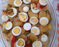 bacalhoada facil  ao forno