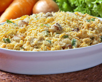 Farofa natalina rápida e deliciosa: faça hoje mesmo para testar antes do Natal, mas eu garanto que você vai adorar