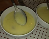 Sopa creme com frango e batata