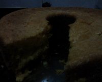 Bolo de liquidificador de farinha de milho amarela