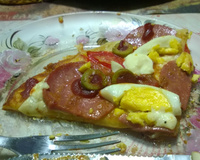 Pizza de forno ou churrasqueira