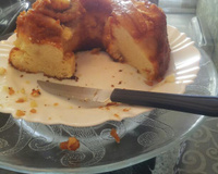 Bolo de banana caramelada