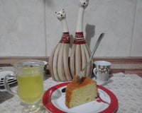 Bolo de laranja champanhe