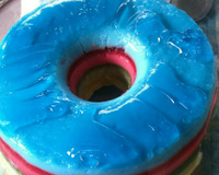 Gelatina Colorida em camadas