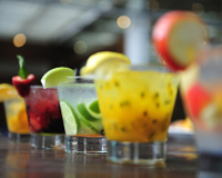 Drinks deliciosos à base de saquê