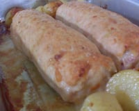 Rocambole fácil de frango