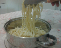 Massa de macarrão caseiro