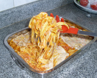 Macarrão caseiro ao forno