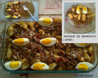 Nhoque de mandioca do Lúcio